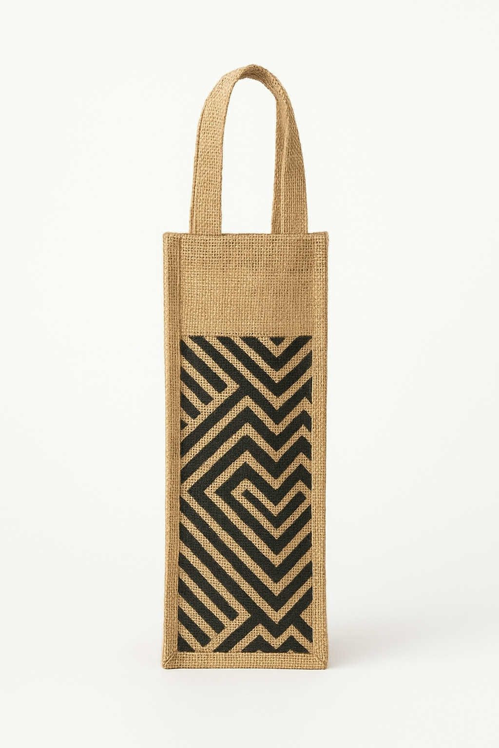 Jute Cotton Wine bag (1 bottle)