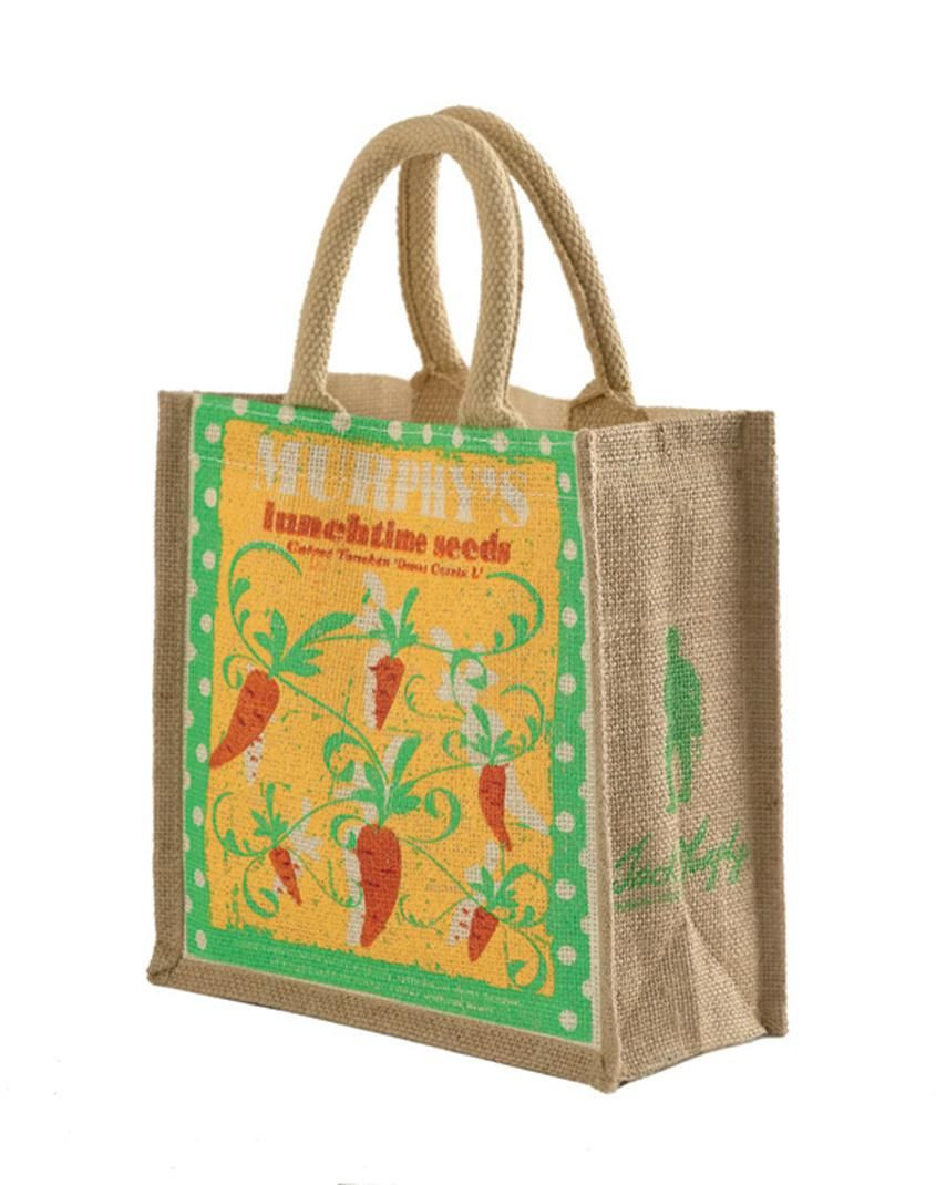 Jute Cotton Lunch Bag