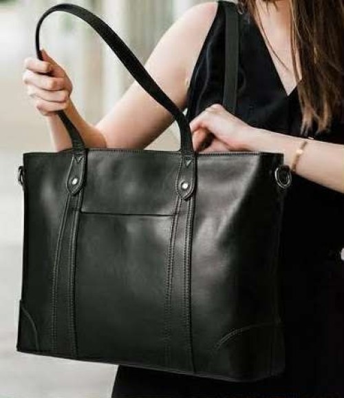 Classic Leather Tote Bag