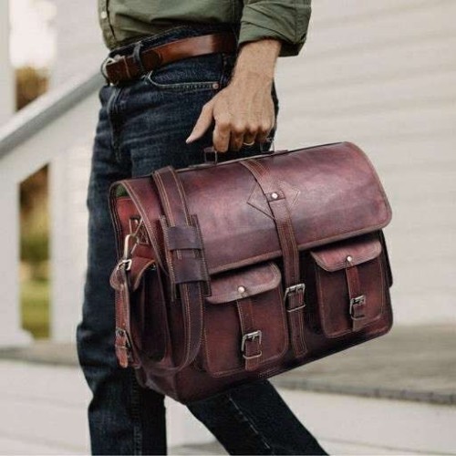 Leather Hand carry bag
